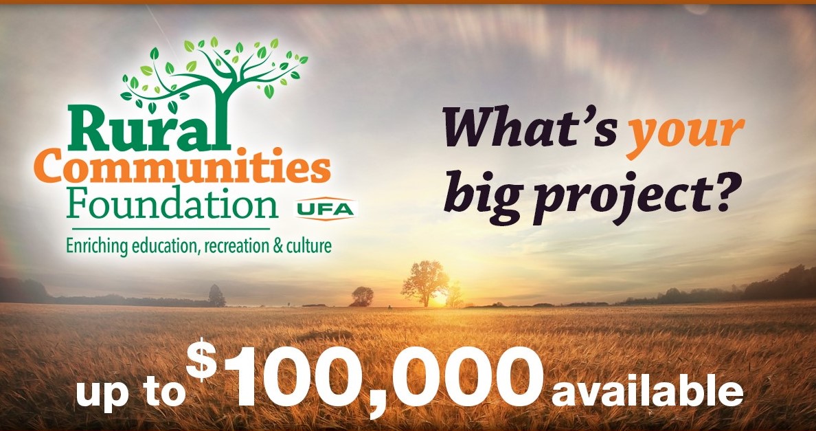 100,000 grant program from the UFA Rural Communities Foundation